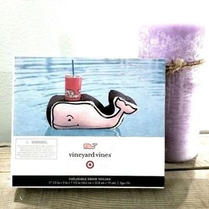 Vineyard Vines Pink Whale Pool Drink Holder